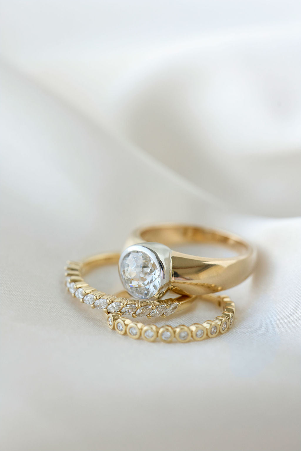 2 CT Round Halo & Pave Lab Grown Diamond Engagement Ring