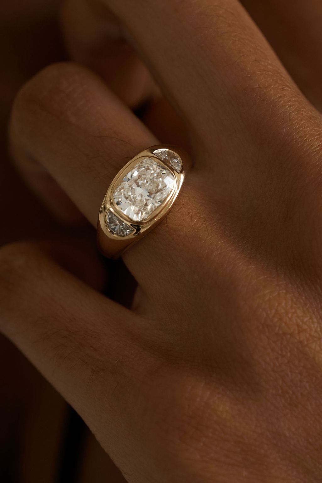 2 CT Round Halo & Pave Lab Grown Diamond Engagement Ring