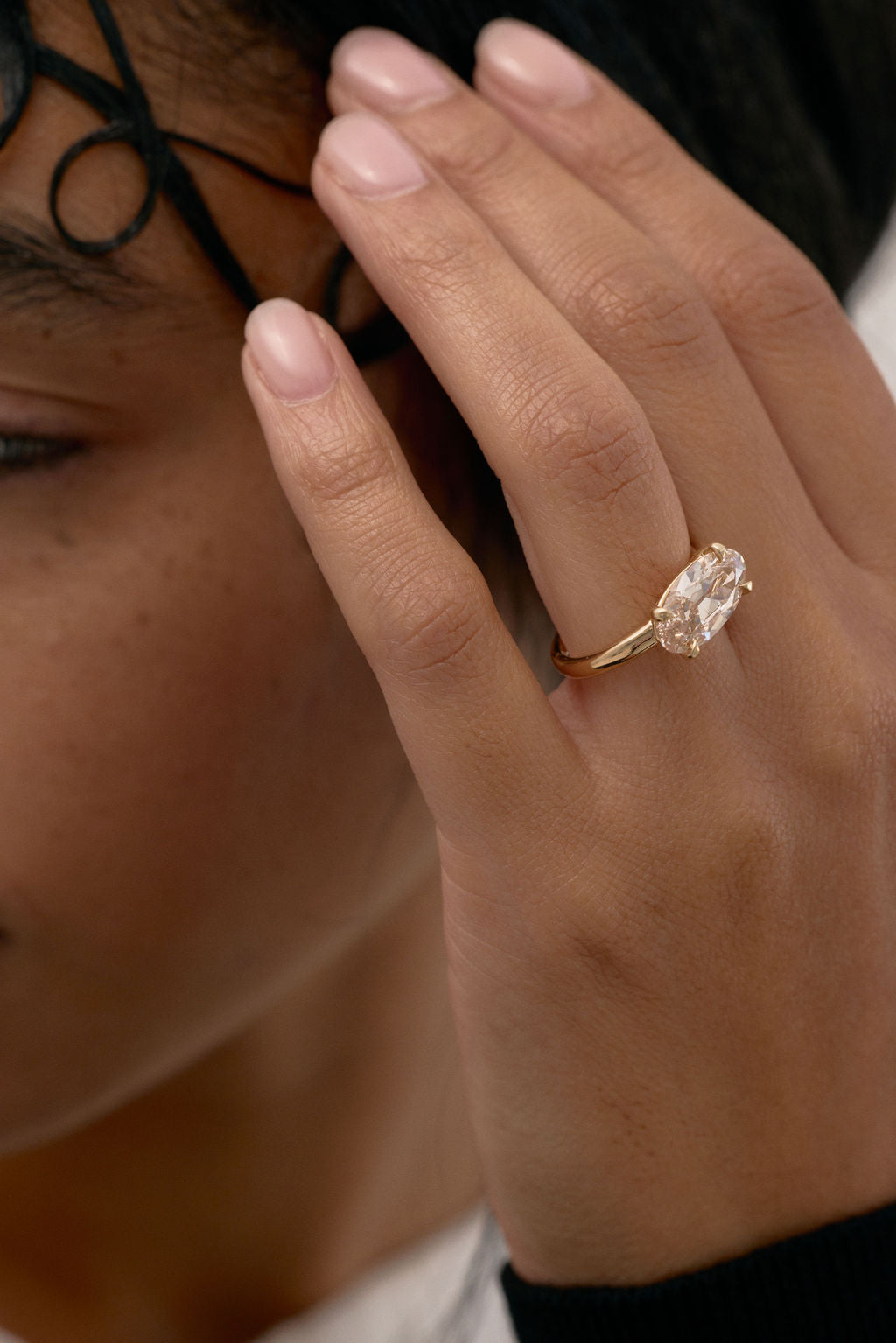 2 CT Round Halo & Pave Lab Grown Diamond Engagement Ring
