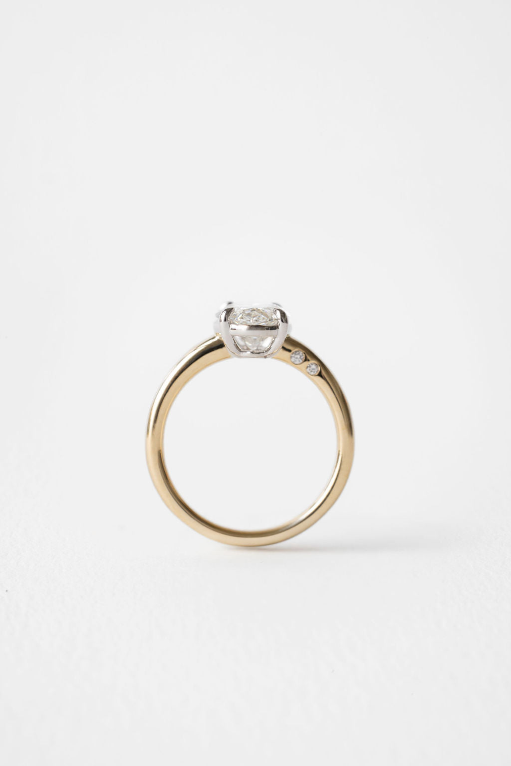 2 CT Round Halo & Pave Lab Grown Diamond Engagement Ring