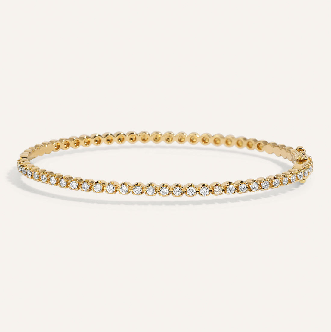 0.67 TCW Round Lab Grown Diamond Full Eternity Bracelet