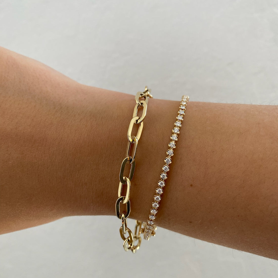 0.67 TCW Round Lab Grown Diamond Full Eternity Bracelet