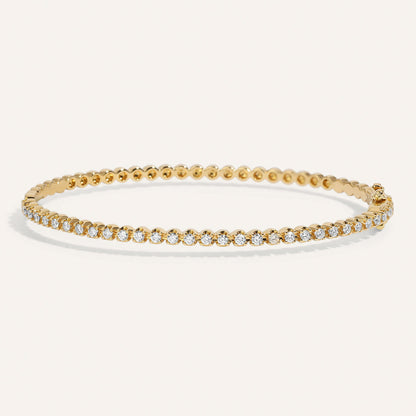 0.67 TCW Round Lab Grown Diamond Tennis Bracelet
