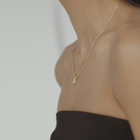 0.75 CT Oval Lab Grown Diamond Solitaire Necklace