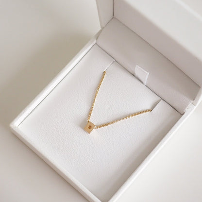 0.01 CT Round Lab Grown Diamond Archetype Necklace