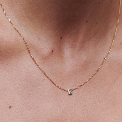 0.01 CT Round Lab Grown Diamond Archetype Necklace
