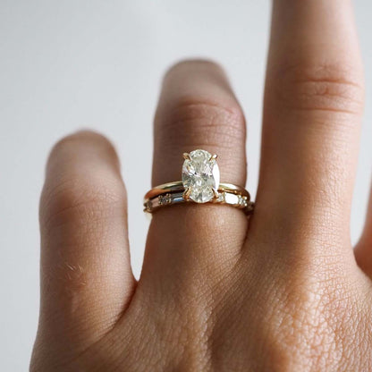 0.40 TCW Baguette & Round Full Eternity Lab Grown Diamond Wedding Band