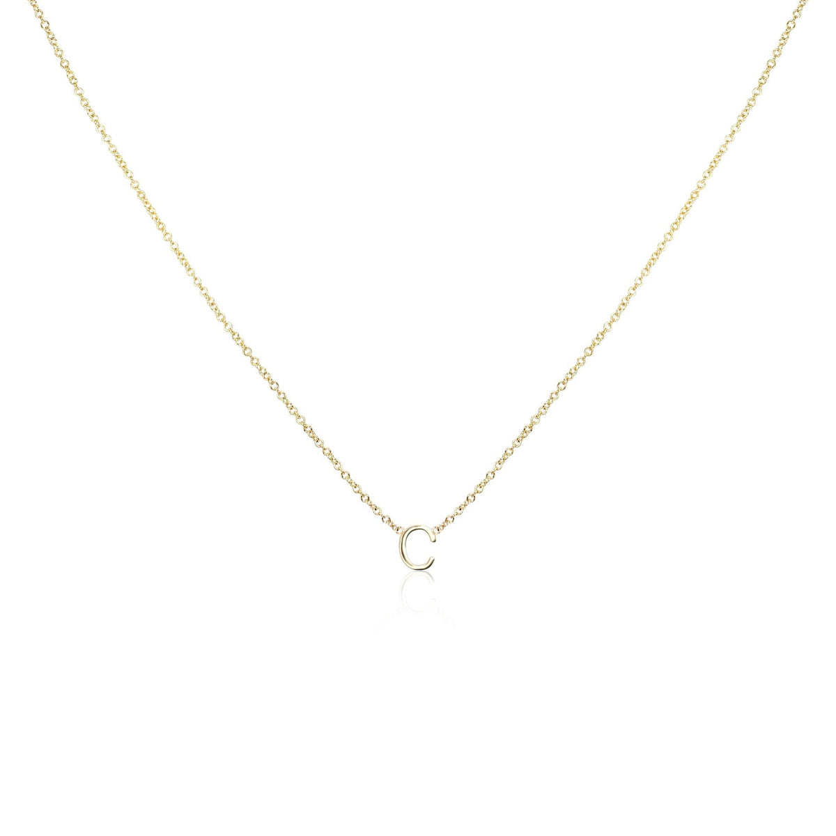 Initial Metal Necklace