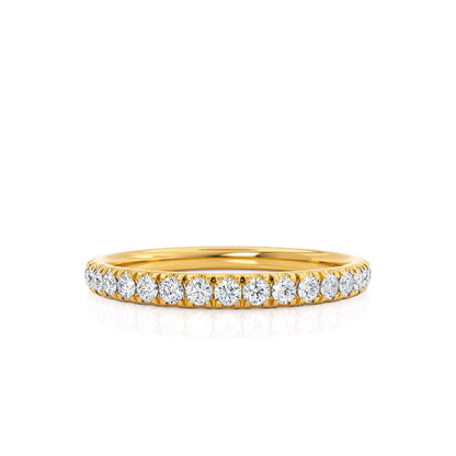 0.21 TCW Round Full Eternity Lab Grown Diamond Wedding Band