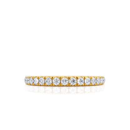 0.21 TCW Round Full Eternity Lab Grown Diamond Wedding Band