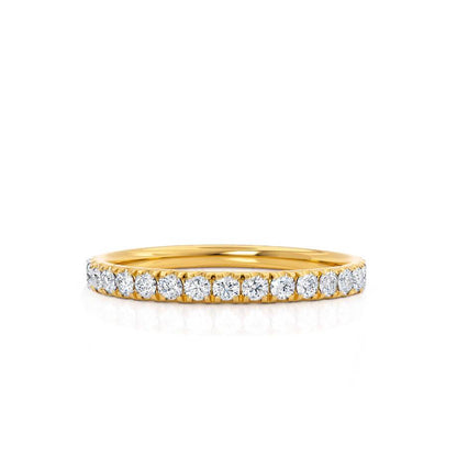 0.21 TCW Round Full Eternity Lab Grown Diamond Wedding Band