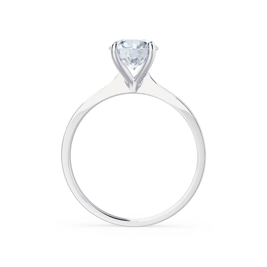 1.5 CT Round Solitaire Lab Grown Diamond Engagement Ring