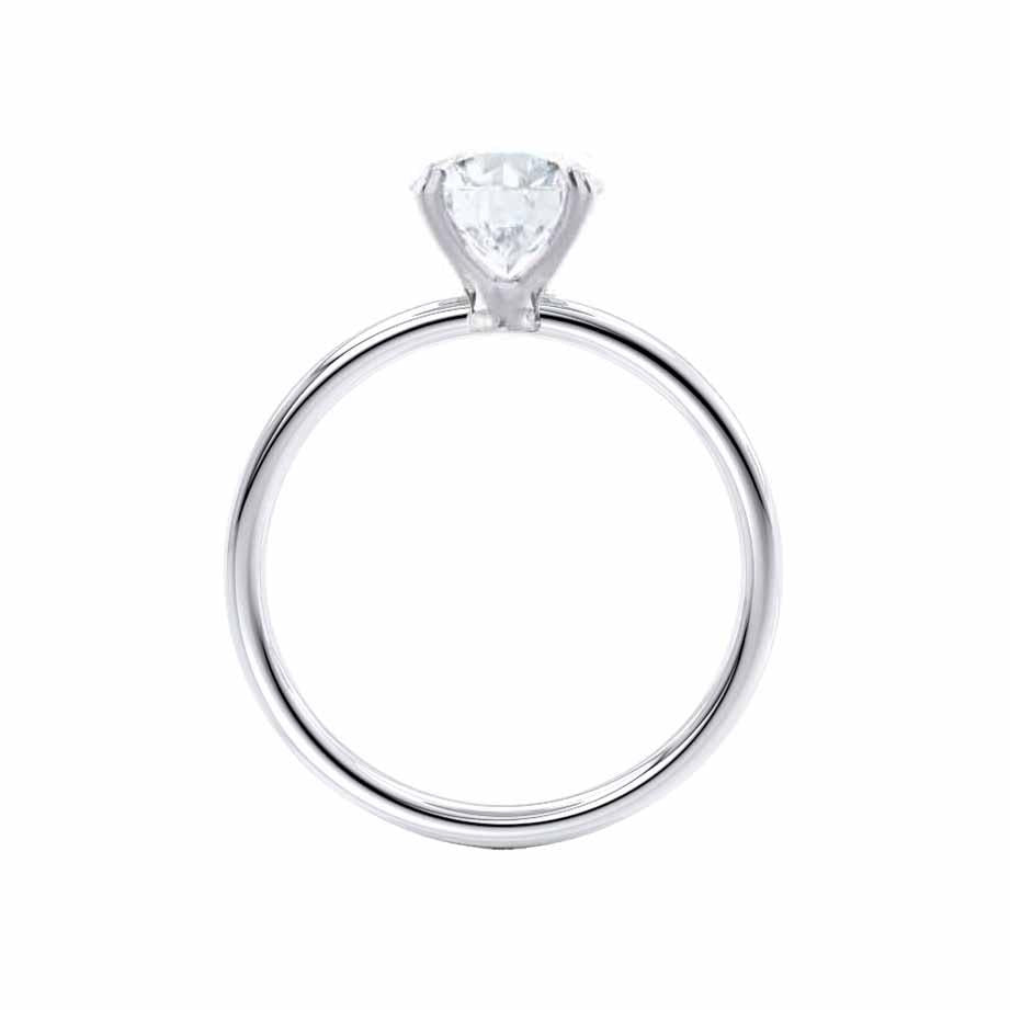 2 CT Cushion Solitaire Lab Grown Diamond Engagement Ring