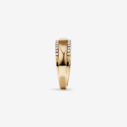 0.34 TCW Round Lab Grown Diamond Half Eternity Men's Wedding Band