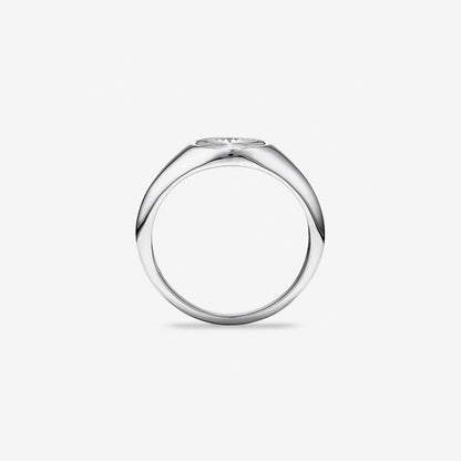 Men's Round Signet Band