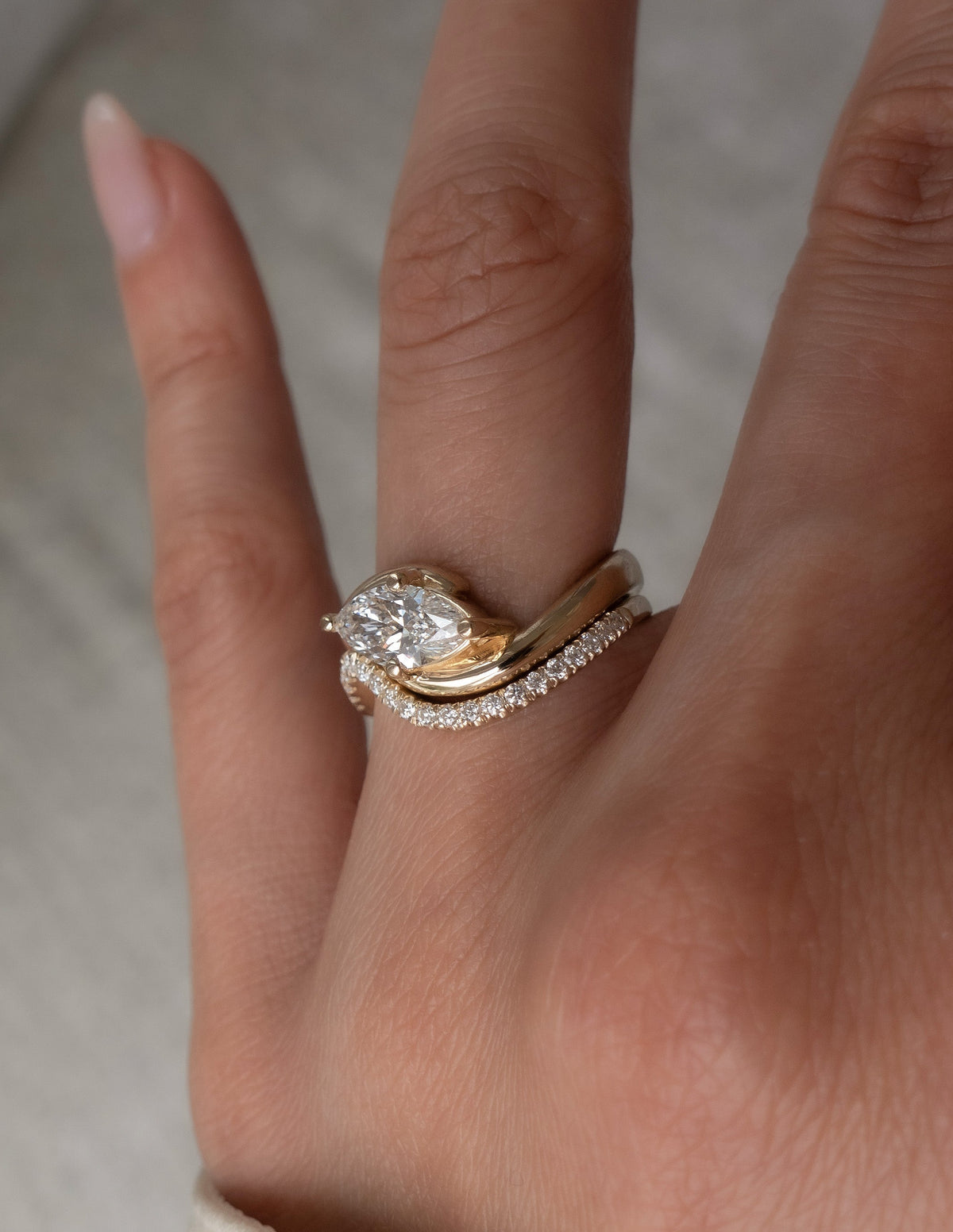 Oval Solitaire Lab Grown Diamond Engagement Ring