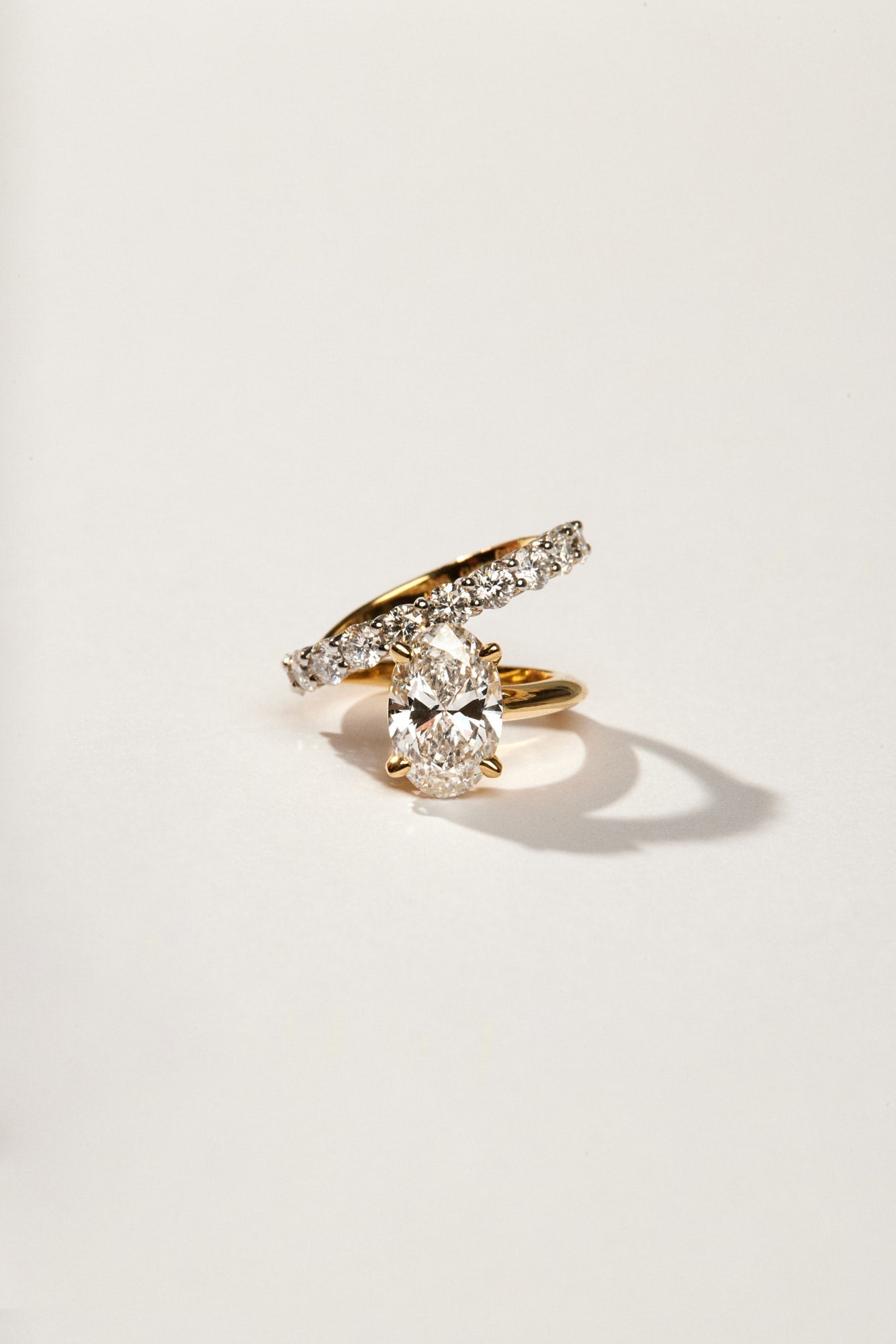 0.40 CT Pear Halo & Pave Lab Grown Diamond Engagement Ring