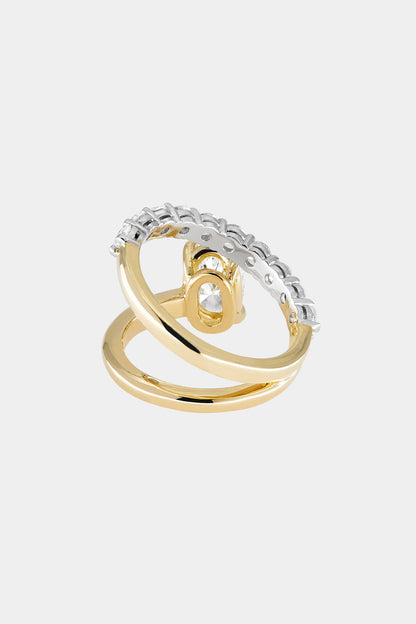 1.50 CT Oval Solitaire Lab Grown Diamond Engagement Ring