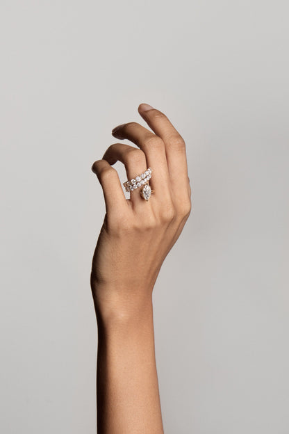 2.00 CT Marquise Solitaire Lab Grown Diamond Engagement Ring