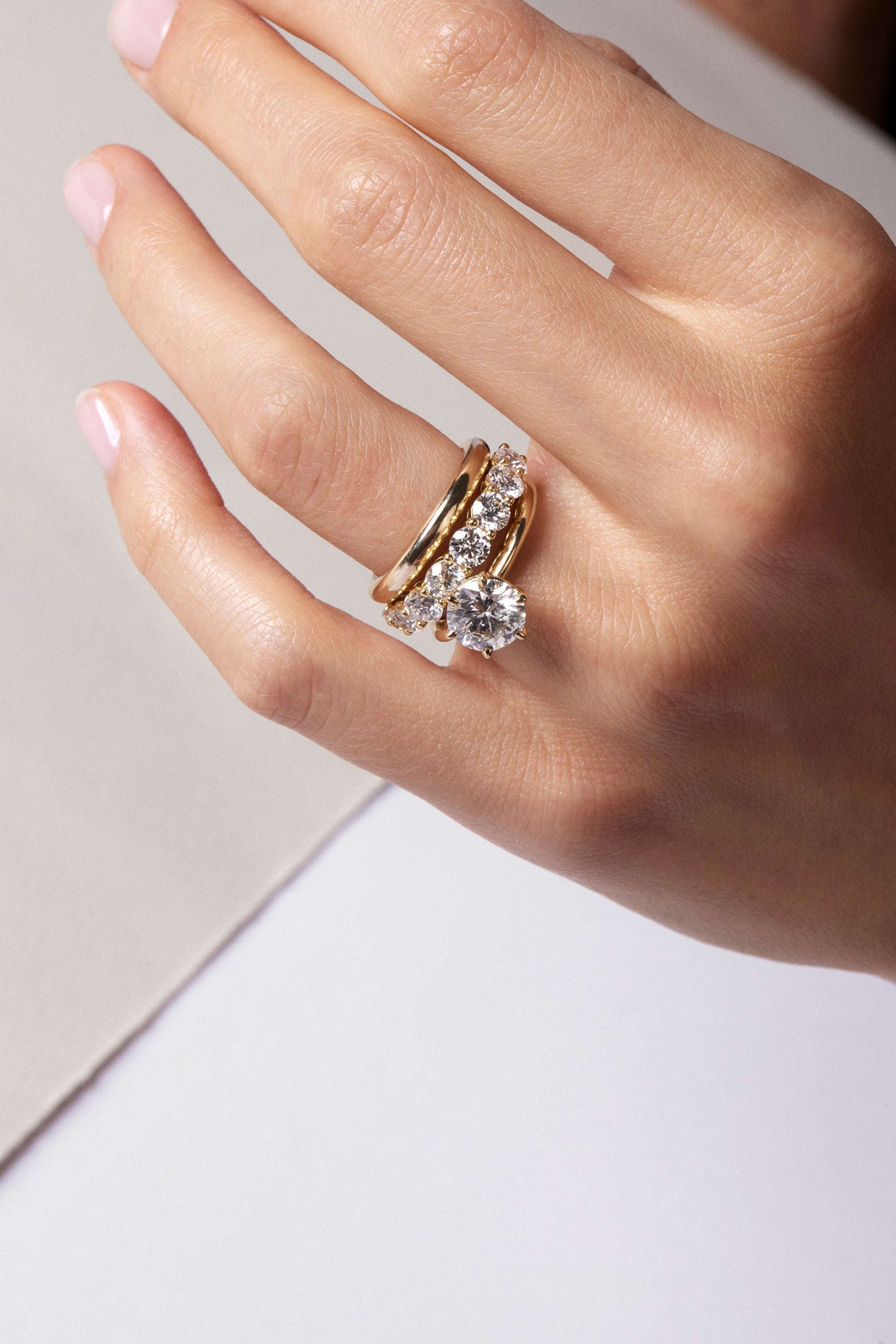 0.40 CT Pear Halo & Pave Lab Grown Diamond Engagement Ring