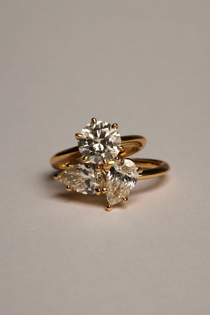 0.50 CT Round Solitaire Lab Grown Diamond Engagement Ring