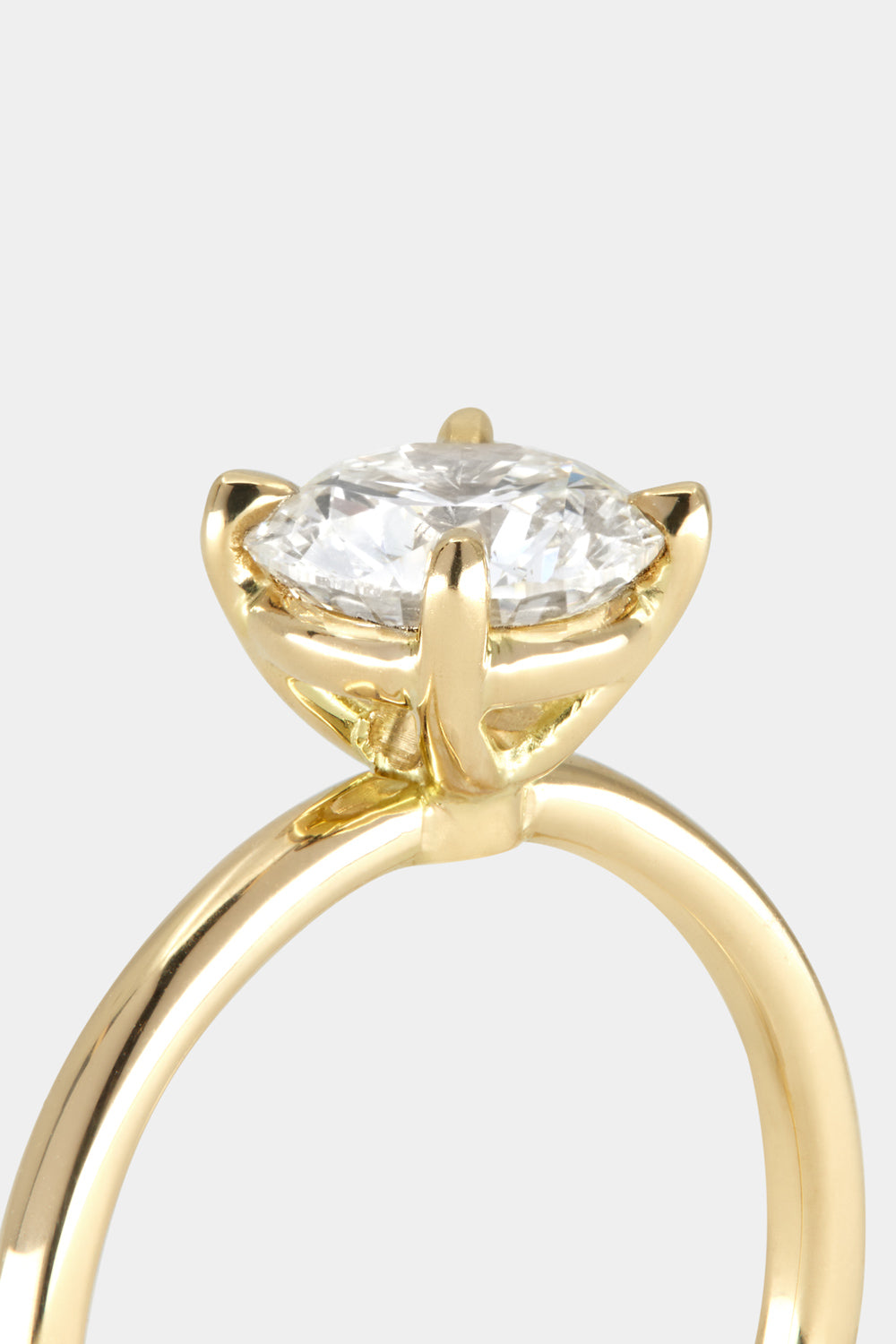 0.40 CT Pear Halo & Pave Lab Grown Diamond Engagement Ring