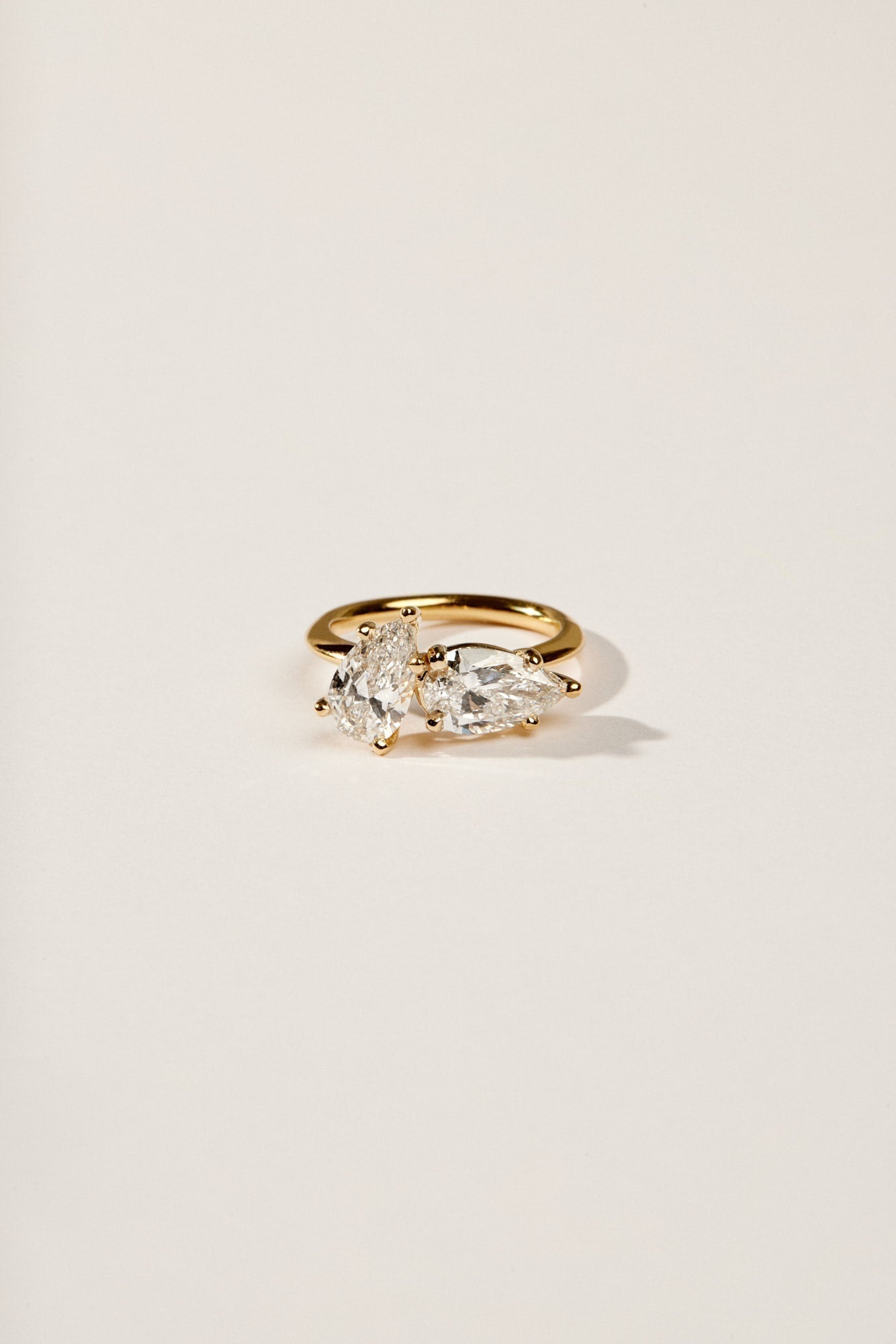 0.40 CT Pear Halo & Pave Lab Grown Diamond Engagement Ring