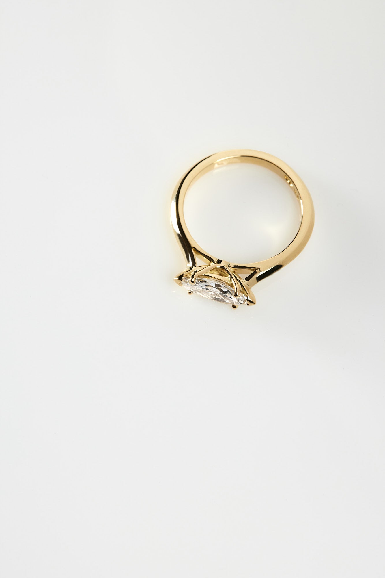 0.40 CT Pear Halo & Pave Lab Grown Diamond Engagement Ring