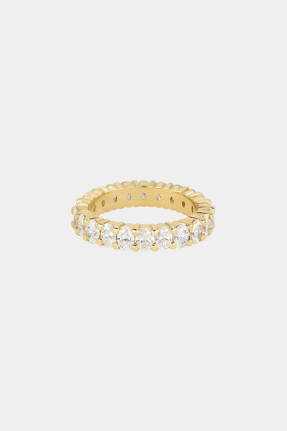 2.4ct Oval Eternity Lab Grown Diamond Wedding Band