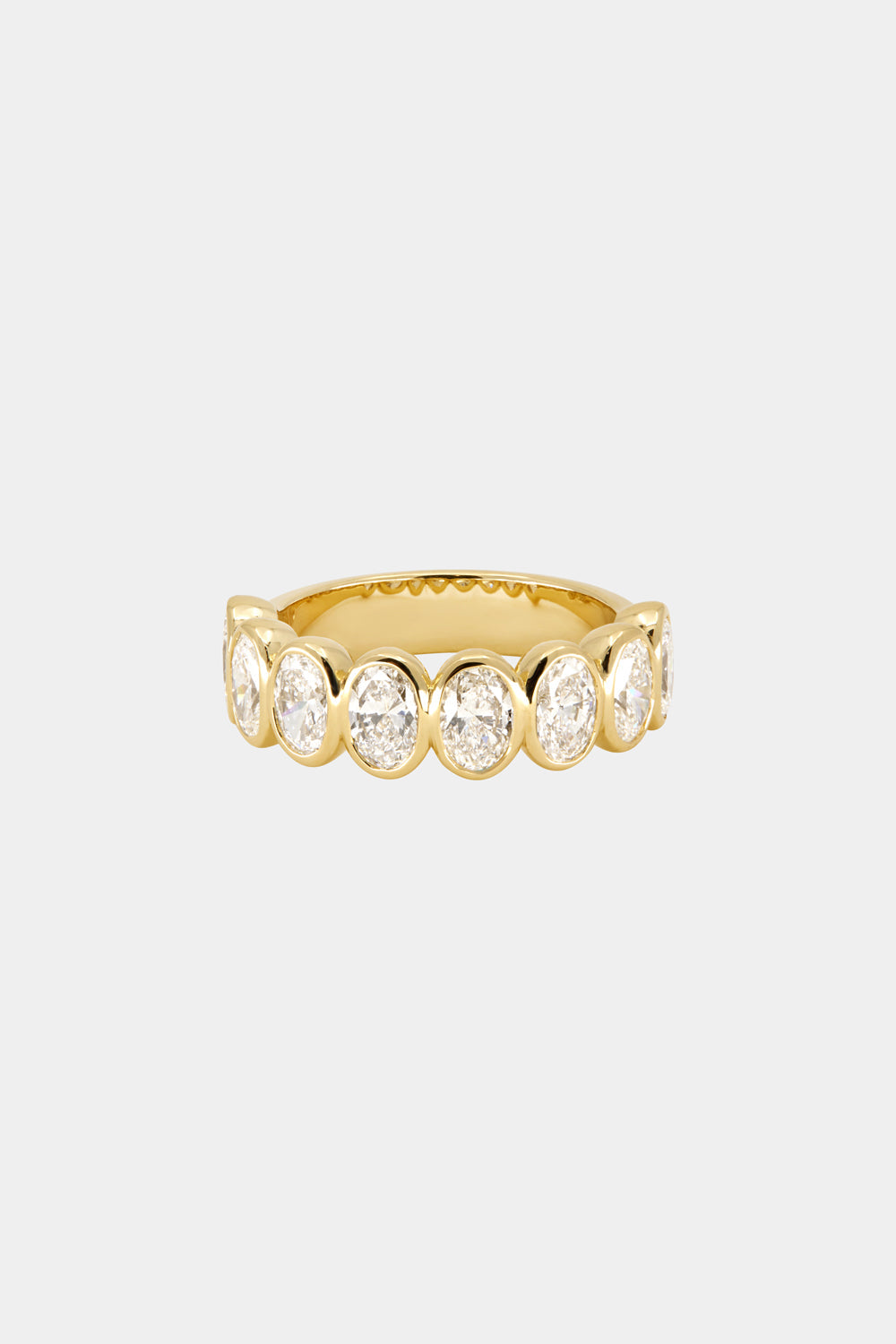 0.15 TCW Round Milgrain Lab Grown Diamond Wedding Band