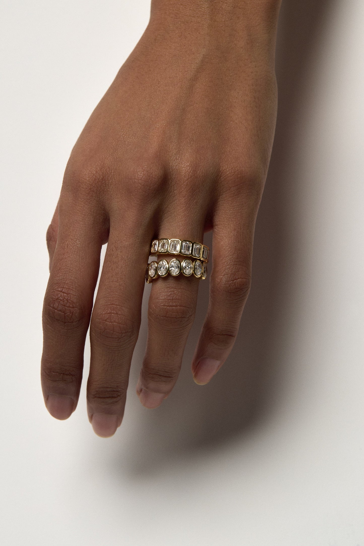 0.15 TCW Round Milgrain Lab Grown Diamond Wedding Band