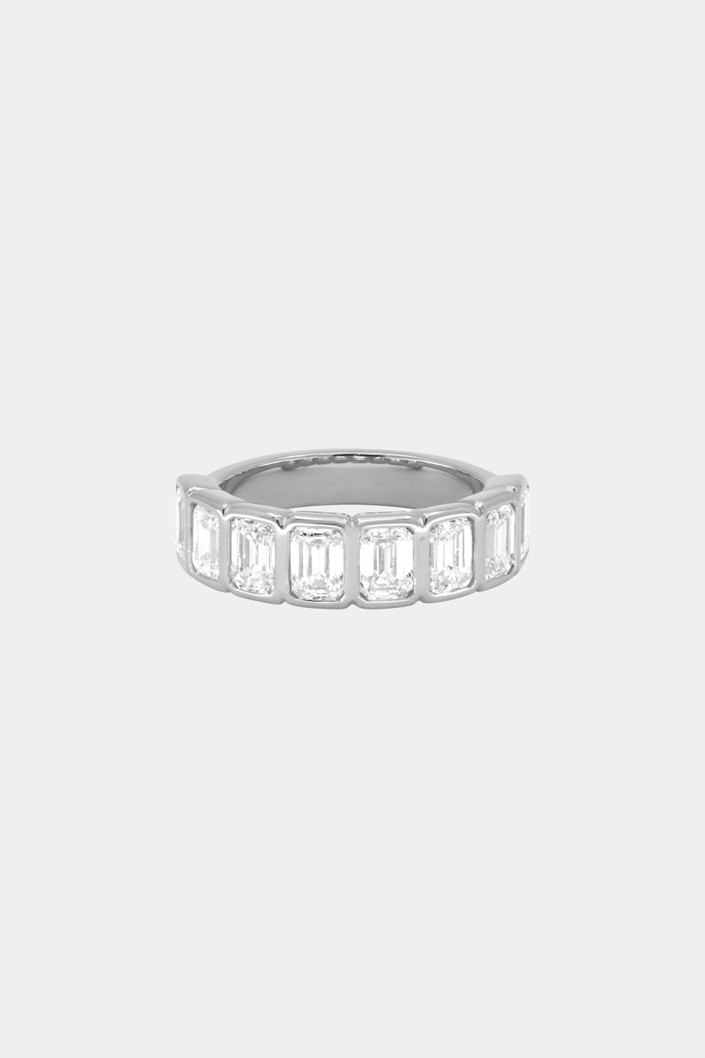 0.15 TCW Round Milgrain Lab Grown Diamond Wedding Band