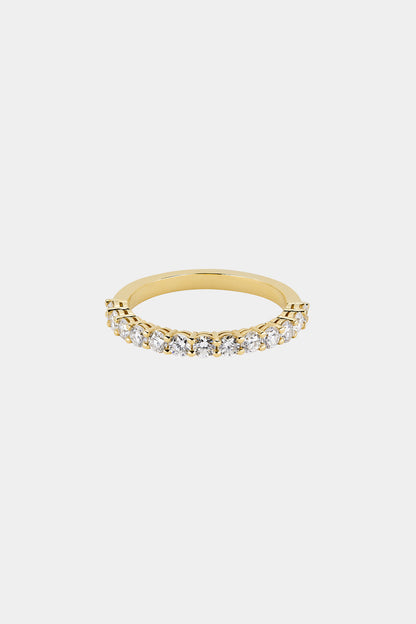 0.65ct Round Half Eternity Lab Grown Diamond Wedding Band