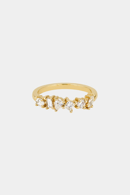 0.60ct Mixed Shape Classic Lab Grown Diamond Wedding Band
