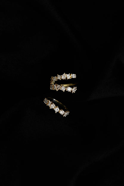 0.60ct Mixed Shape Classic Lab Grown Diamond Wedding Band