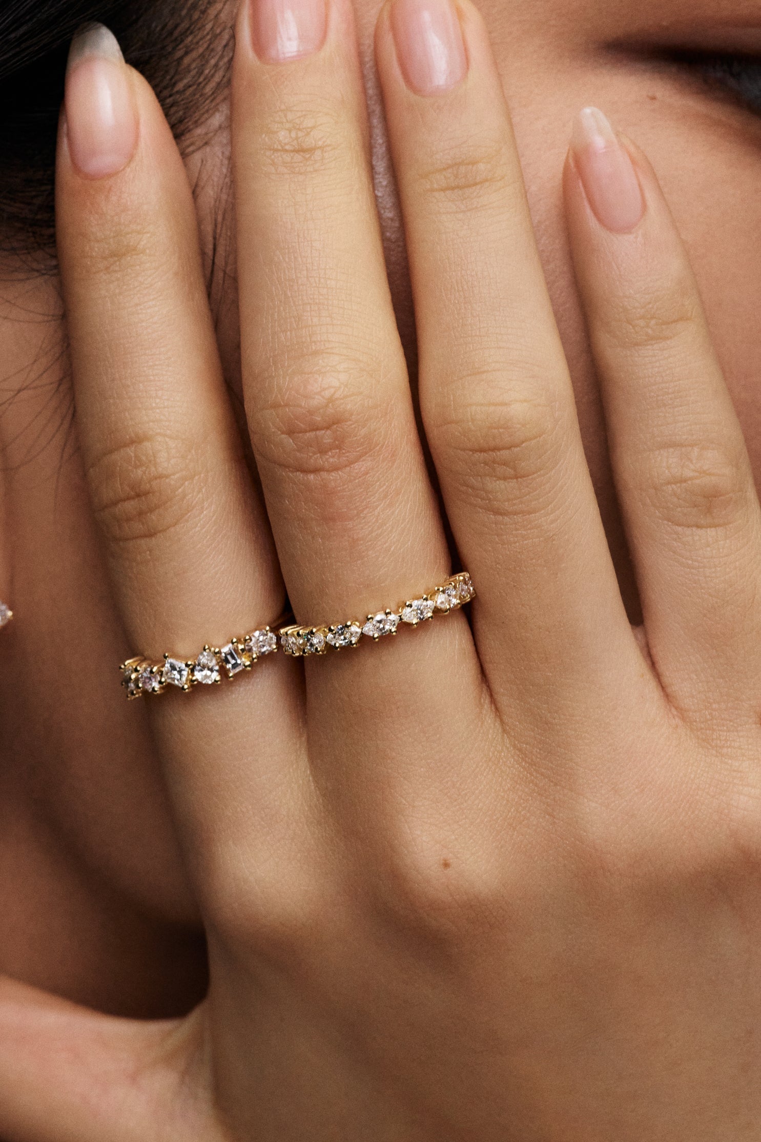 0.15 TCW Round Milgrain Lab Grown Diamond Wedding Band