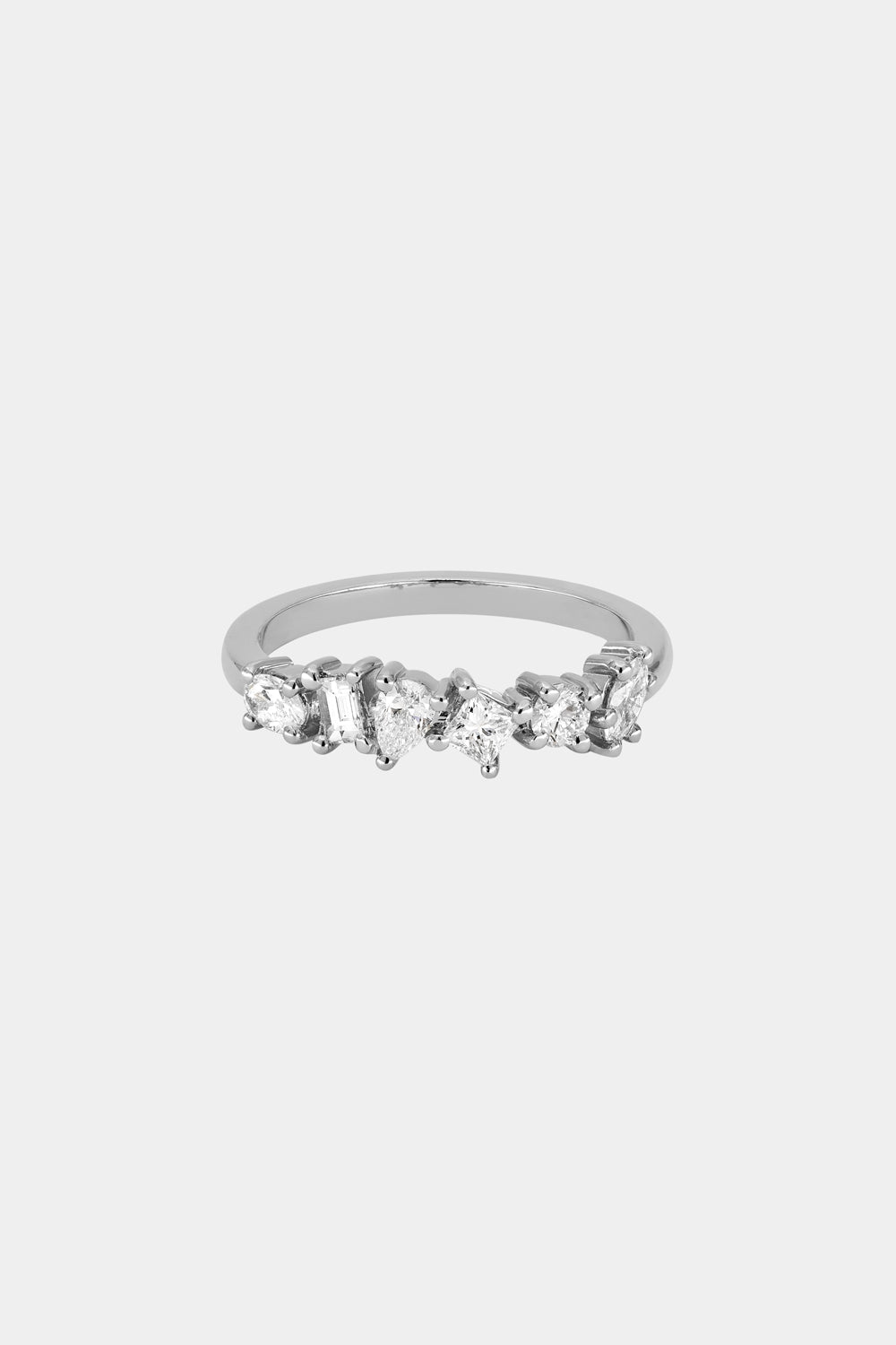 0.15 TCW Round Milgrain Lab Grown Diamond Wedding Band