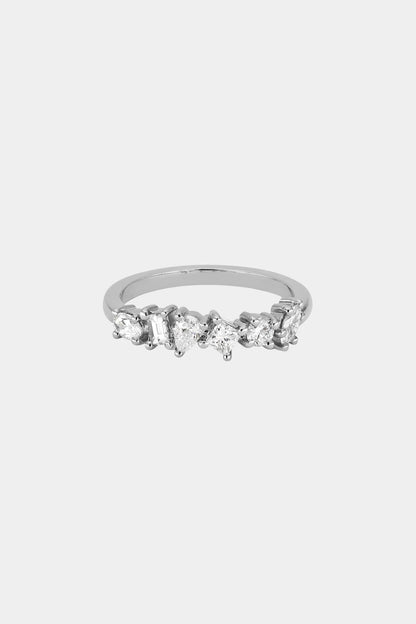 0.60ct Mixed Shape Classic Lab Grown Diamond Wedding Band