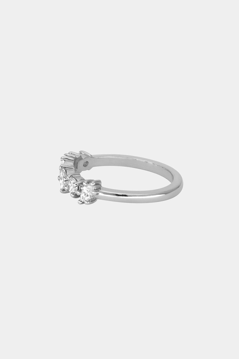 0.15 TCW Round Milgrain Lab Grown Diamond Wedding Band