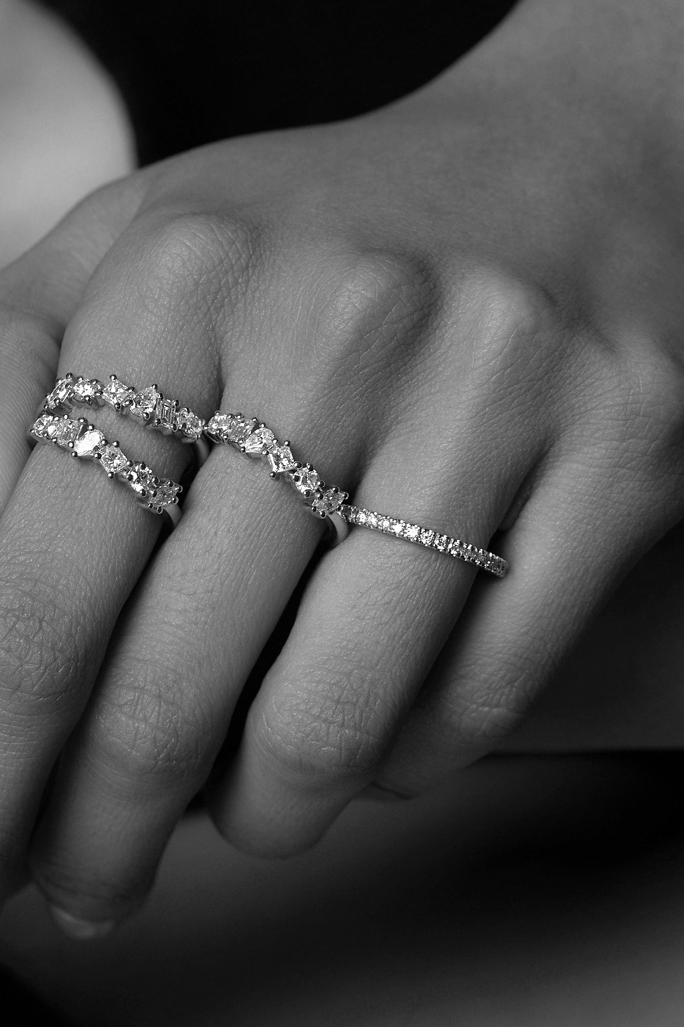 0.15 TCW Round Milgrain Lab Grown Diamond Wedding Band