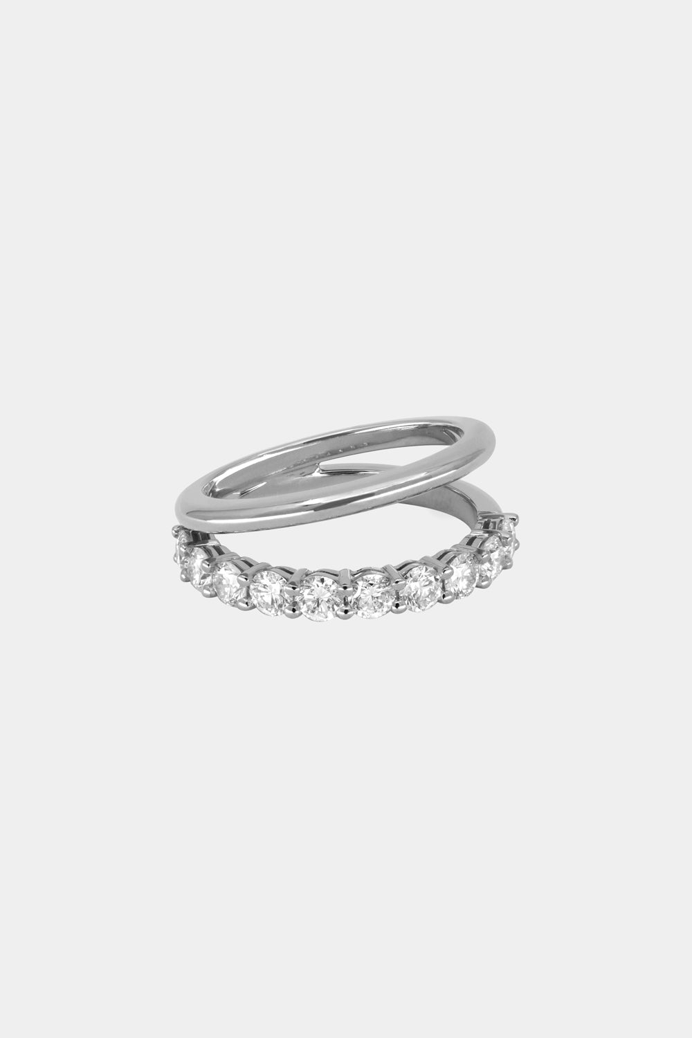 0.15 TCW Round Milgrain Lab Grown Diamond Wedding Band
