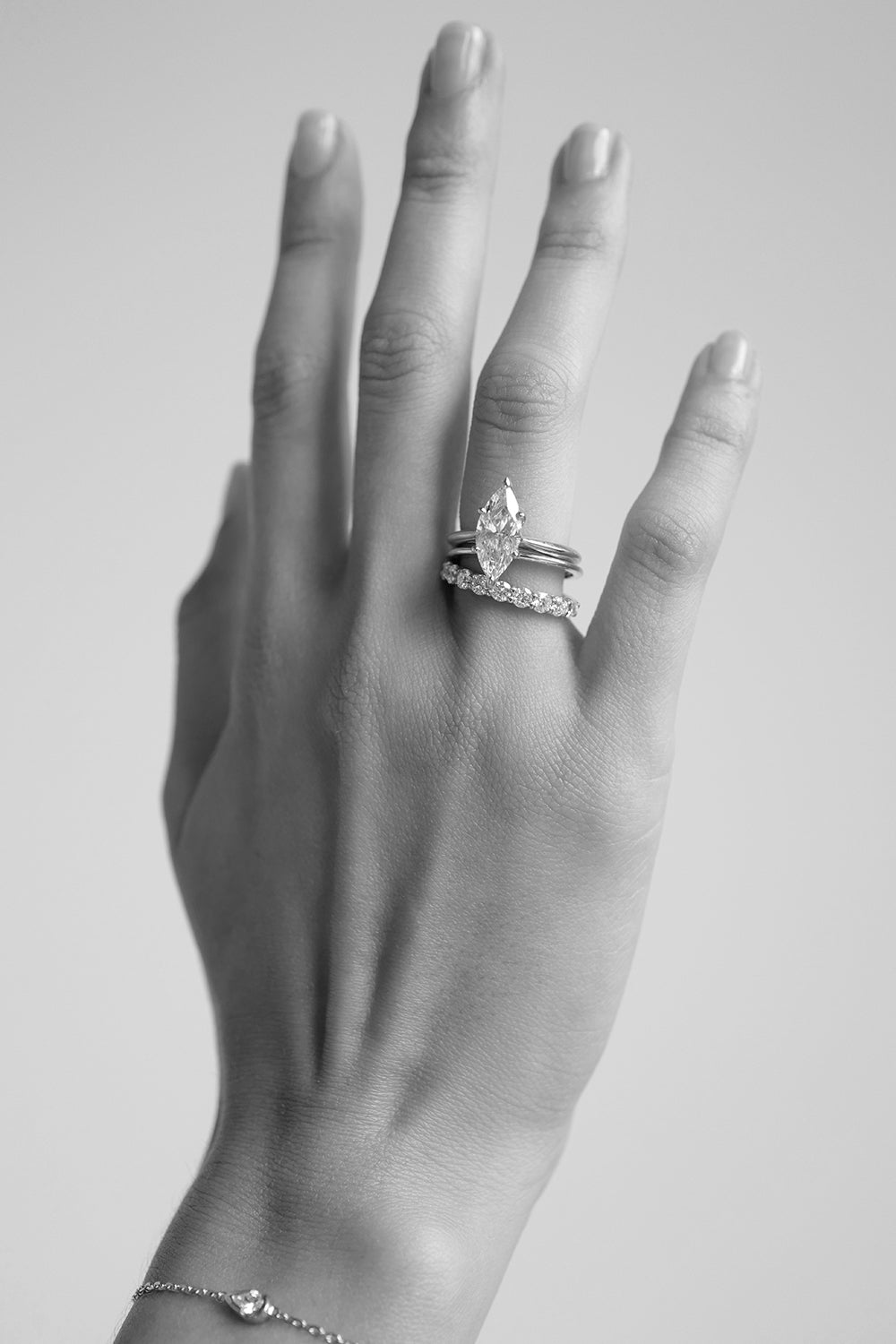 0.15 TCW Round Milgrain Lab Grown Diamond Wedding Band