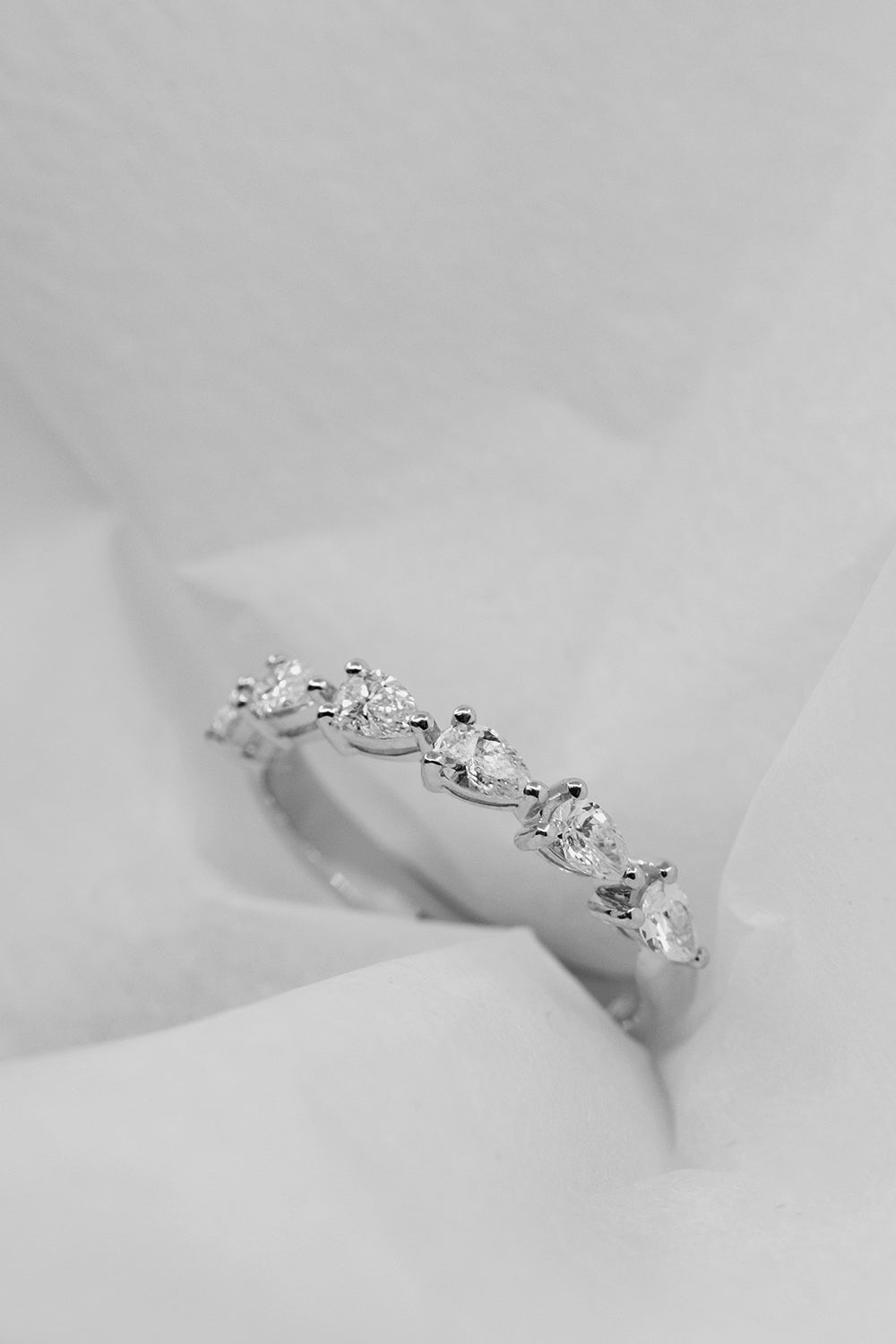 0.15 TCW Round Milgrain Lab Grown Diamond Wedding Band
