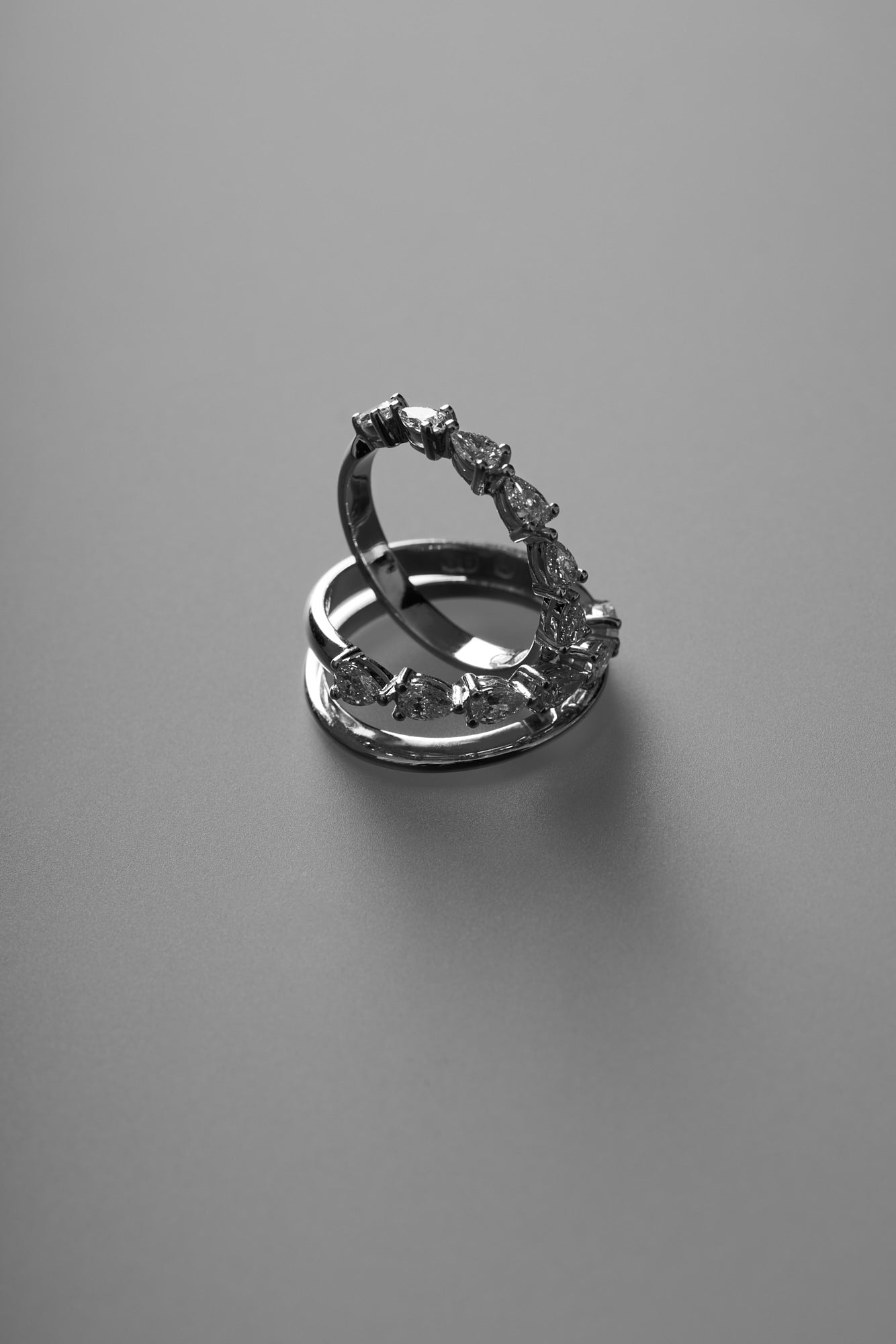 0.15 TCW Round Milgrain Lab Grown Diamond Wedding Band