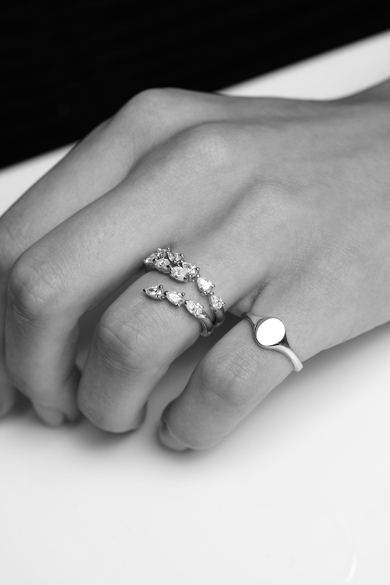 0.15 TCW Round Milgrain Lab Grown Diamond Wedding Band