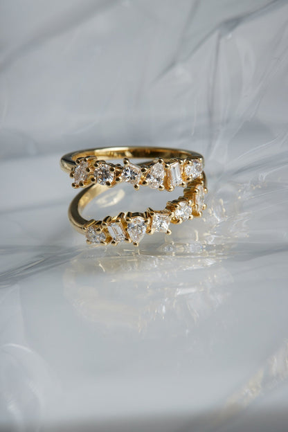 1.20ct Mixed Shape Classic Lab Grown Diamond Wedding Band