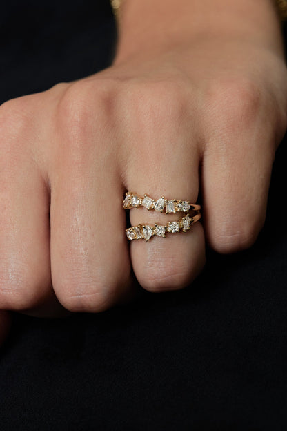 1.20ct Mixed Shape Classic Lab Grown Diamond Wedding Band