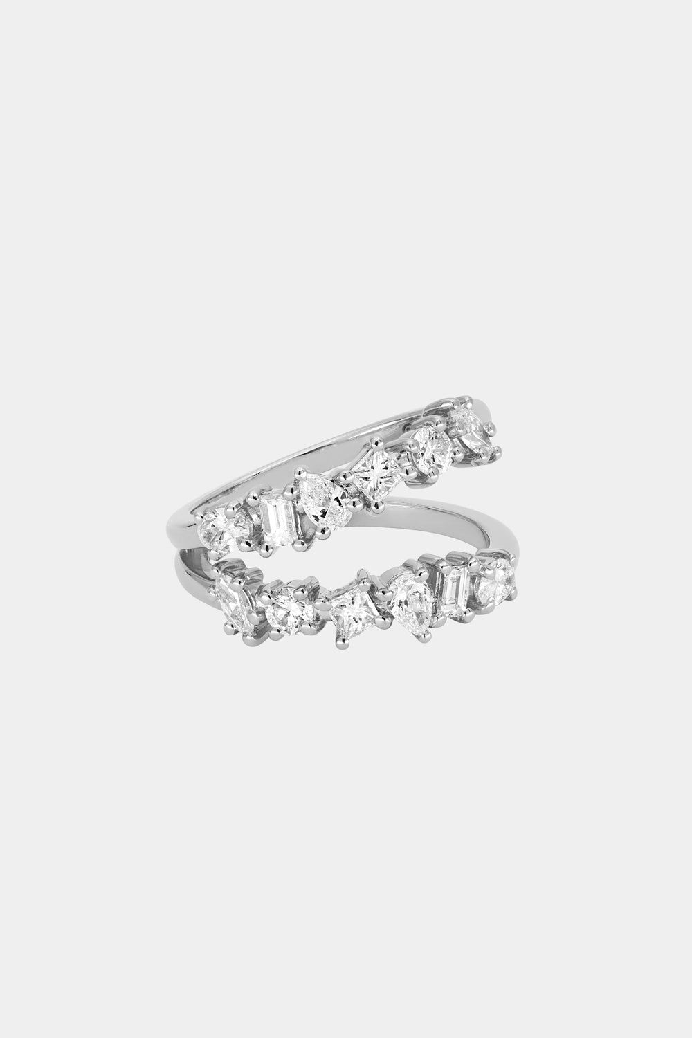 0.15 TCW Round Milgrain Lab Grown Diamond Wedding Band
