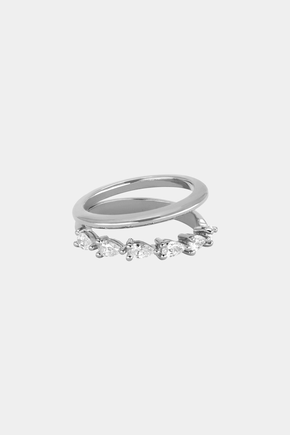 0.15 TCW Round Milgrain Lab Grown Diamond Wedding Band