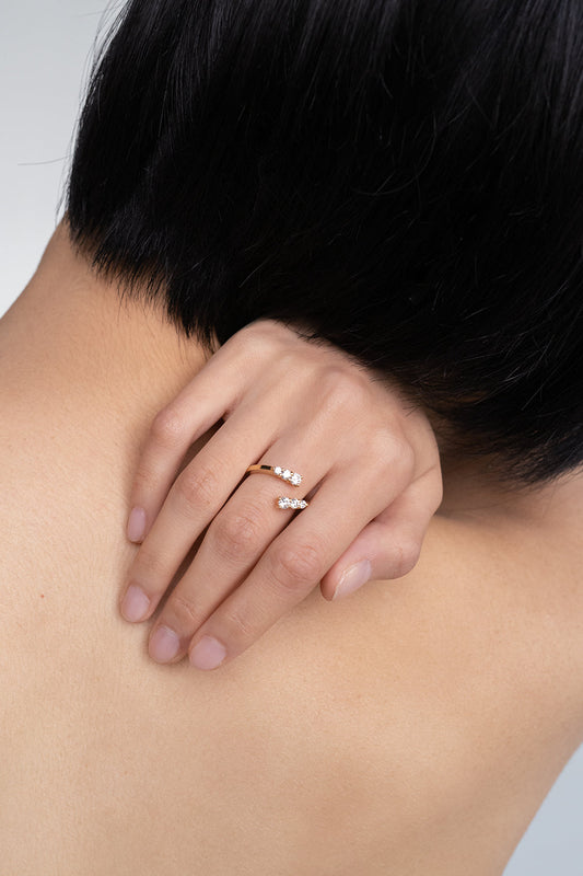 0.15 TCW Round Milgrain Lab Grown Diamond Wedding Band